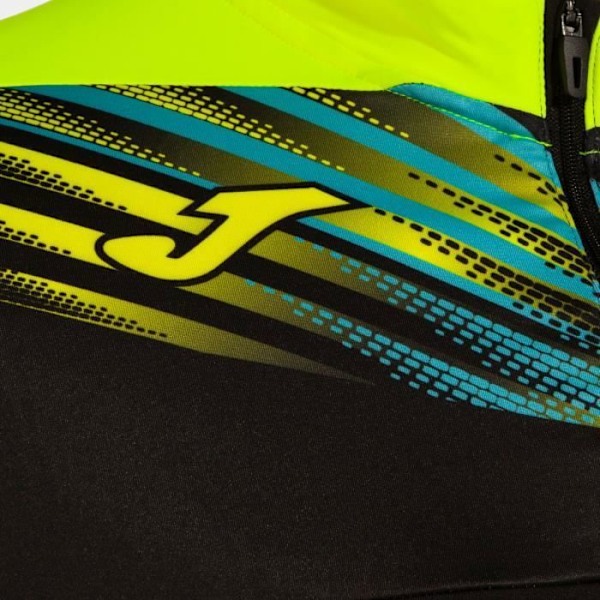 Joma Elite X Sweatshirt - Herr - Löpning - Svart - Långa ärmar - Andas Negro/amarillo fluor XL
