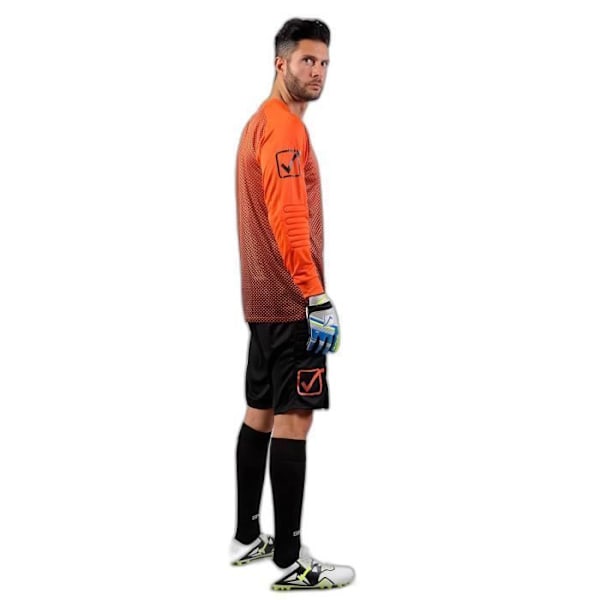 Givova Manchester långärmad tröja och shorts målvaktsset - orange/svart - XL orange/svart XXL