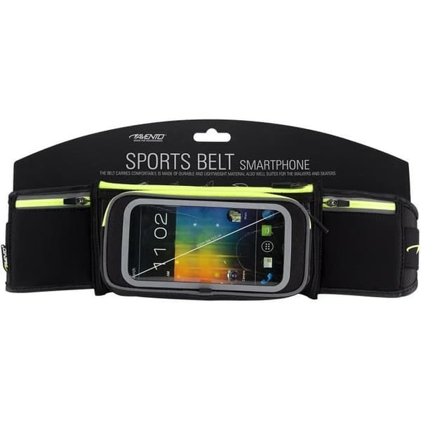 AVENTO Avento Smartphone Sportbälte - Svart / Gul