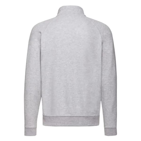 Fruit of the Loom Classic träningsjacka - ljusgrå melerad ljusgrå marmor S