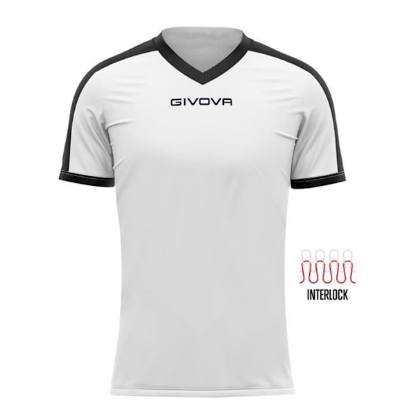 Givova Revolution Jersey - vit/svart - 2XL Vit svart M