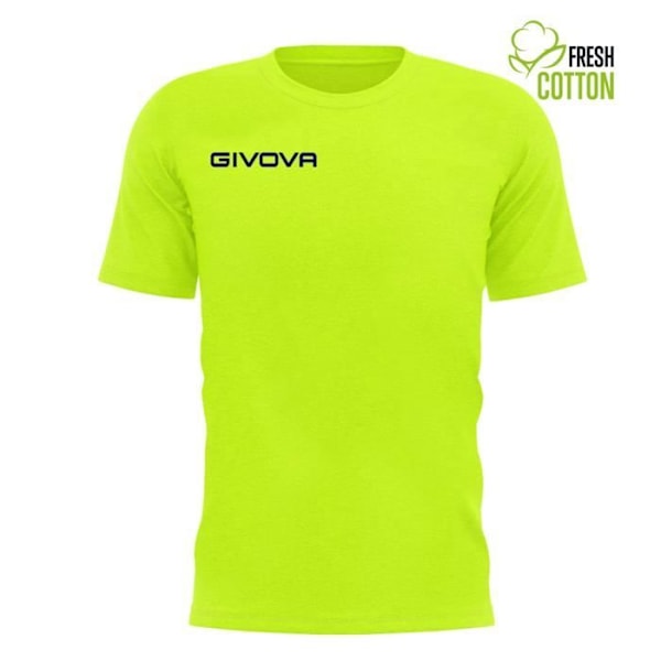 Givova Fresh cotton T-shirt - neon amarillo - 3XL Neon Amarillo XXL