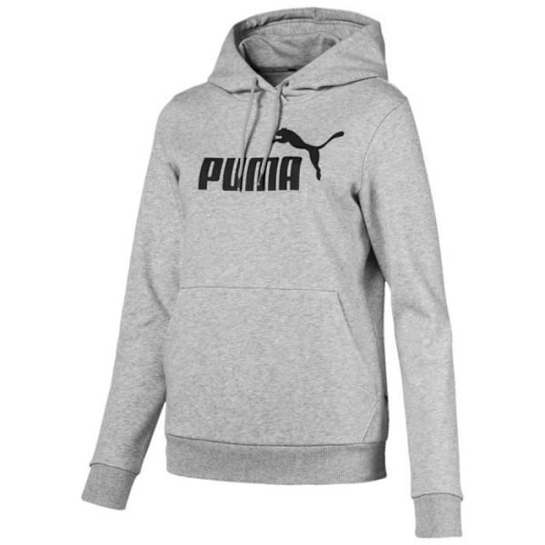 damkläder sweatshirts puma ess logotyp huva. egenskaper: huvudmaterial 1: 66% bomull 34% polyester, fleece, 280,00 g / Grå XL