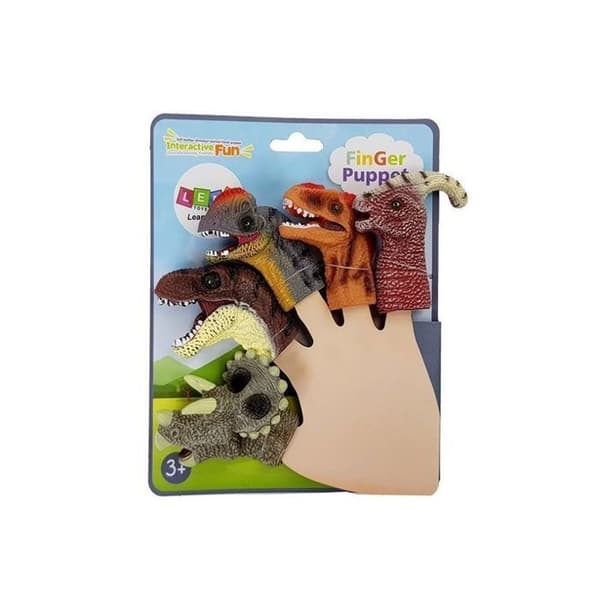 Fingerställning dinosaurier 5 delar