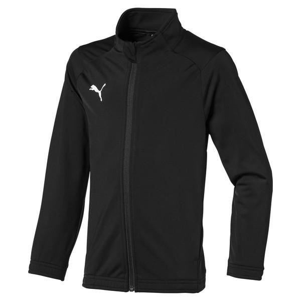 Puma Liga poly juniorjacka Svart vit 6 år