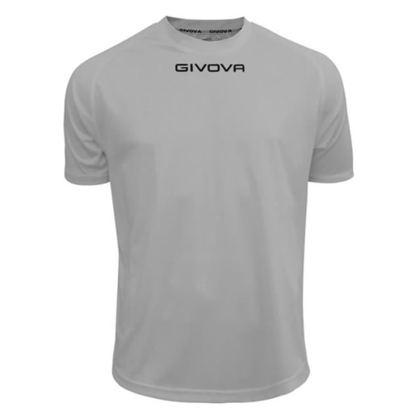 GIVOVA One Grey T-shirt - Herr/Vuxen - 100 % bomull - Korta ärmar - Rundad krage Grå XXL