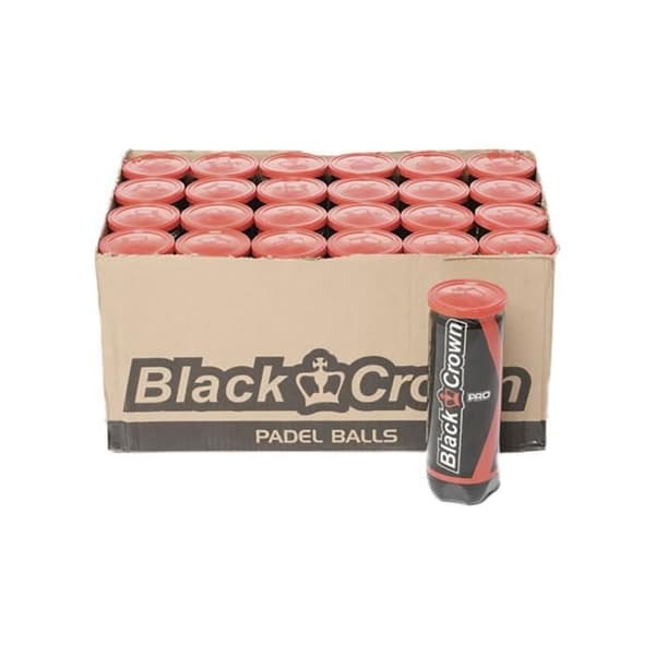 Rör med 3 Padelbollar Black Crown – Exceptionell Prestanda och Hållbarhet