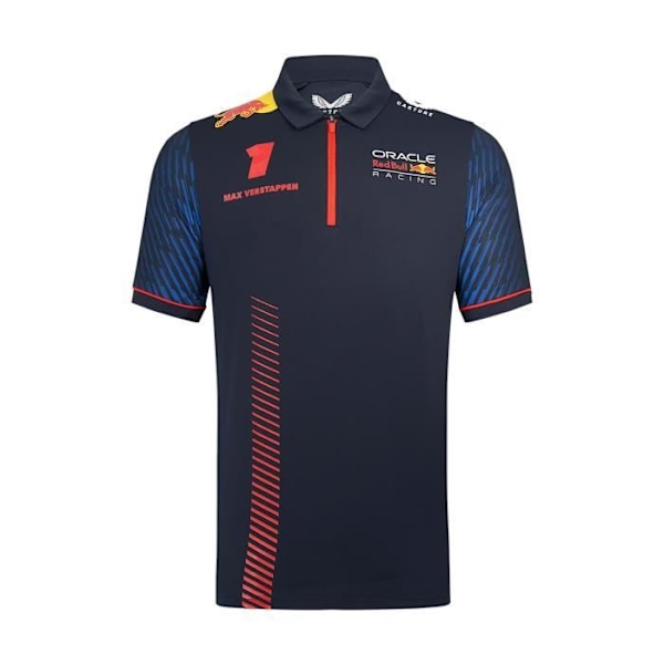 Red Bull Racing F1 Team Max Verstappen 1 Formel pikétröja Officiell Formel 1 Blå jag