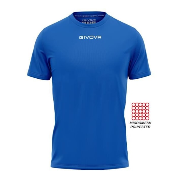 Givova One jersey - Herr - Kungsblå - 4XL - Polyester Micro Mesh 120 g/m² kungsblå XXXXL