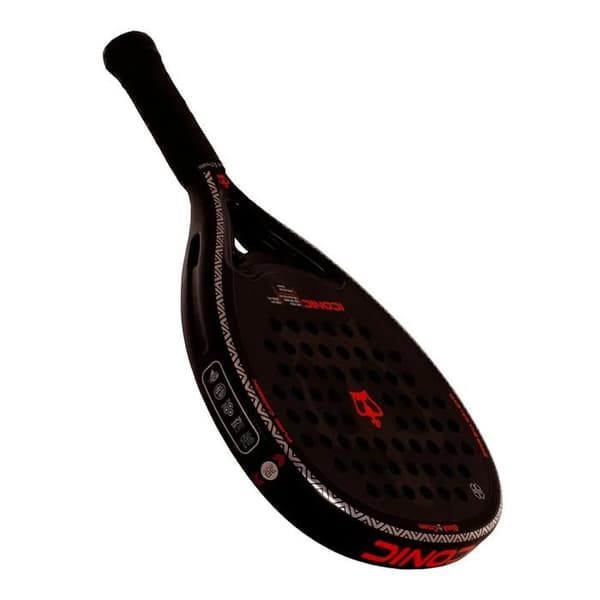 Padelracket Black Crown Iconic hybrid 355-370g Brun