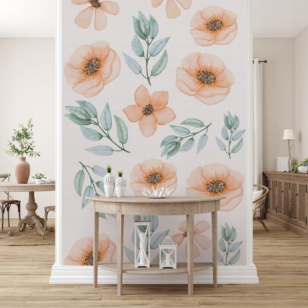 Wildflowers wallstickers 75x150cm