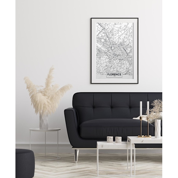 Plakat Kort Firenze 50 cm