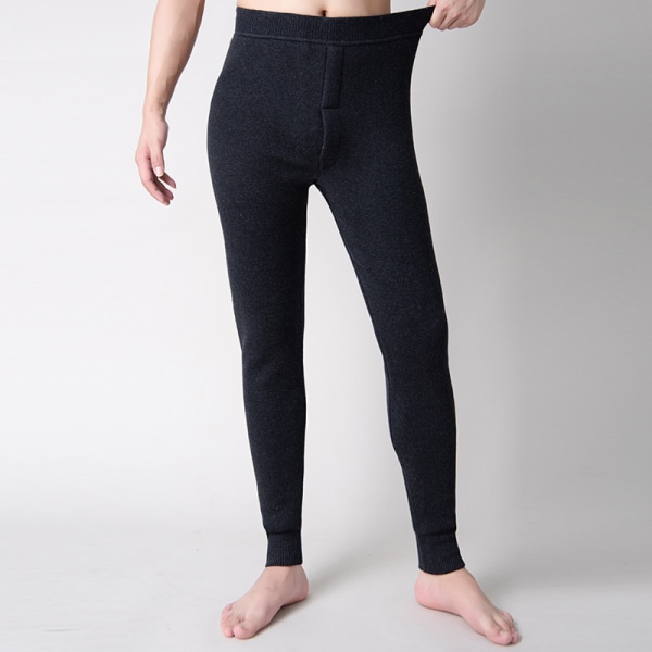 Pakke med 1 Termobukser til mænd Long Johns Warm Underwear Baselayer Blue 180