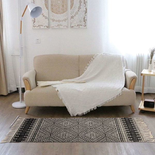 2-delad bomullslinne i etnisk stil sovrum sängmatta lång golvmatta vardagsrum soffa matta tatamimatta maskintvättbar ris