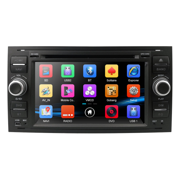 7 tuuman 2 din autoradio Multimedia videosoitin Wince Video Radio Autoradio Autostereo GPS-navigointi DVD-soitin Ford Focus