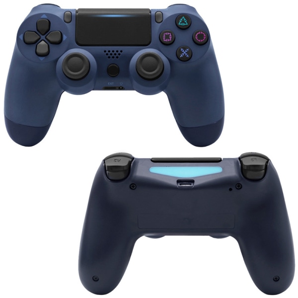 PS4-kontroller trådløs Bluetooth-gamepad (midnattsblå)