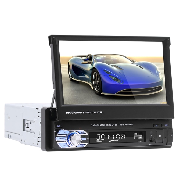 Engros OEM Touch Screen universal 1din mp5 wince bilradio 7" udtrækkelig med BT FM bil mp5 afspiller