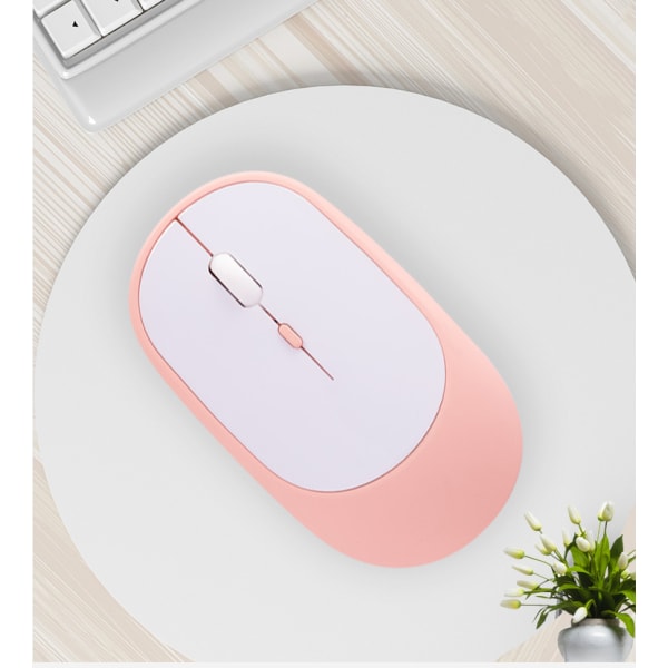 Silent Wireless Charging for Apple Macbook Notebook Lenovo Ultra Thin Portable Mouse