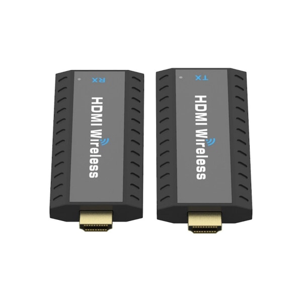 Trådlös HDMI-förlängare Videosändare Mottagare Skärmspegel 1 Pc Till 2 Tv