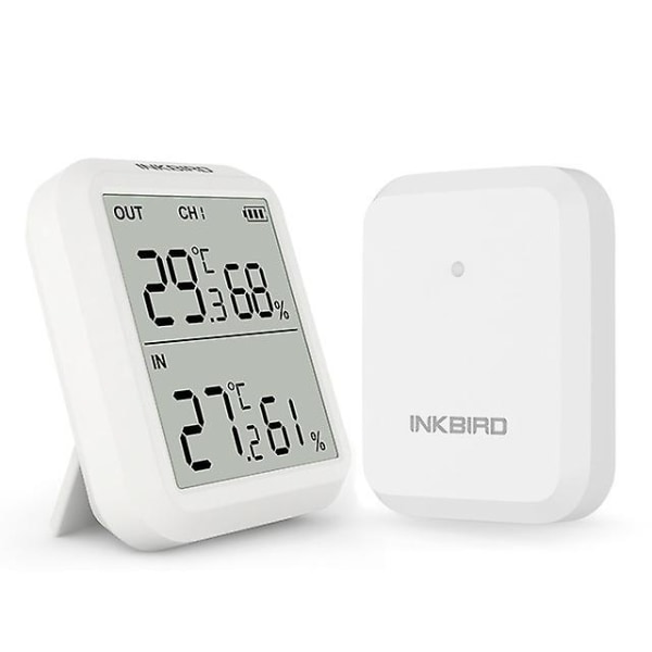 Inkbird Ith-20 20r digitalt termometer Elektrisk hygrometer til temperatur fugtighed fjernmåling til vejrstation sauna 20R d 1 Transmitter