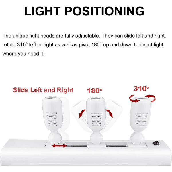 Led spotlight loftsspots med 3 drejelige hoveder lys, loftslys 4000k varmt hvidt lys dartskive lys Dæmpbar billedlys til cabi