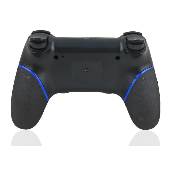 Trådlös handkontroll för PS4 RegeMoudal trådlös handkontroll för PS4/ Pro, pekskärmskontroll med dubbla vibrationer och ljudfunktion (blå)