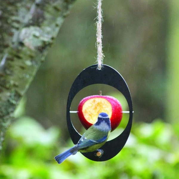 Fågelmatare Vattentät Slitstark plast Utsökt hängande foderbricka för trädgård