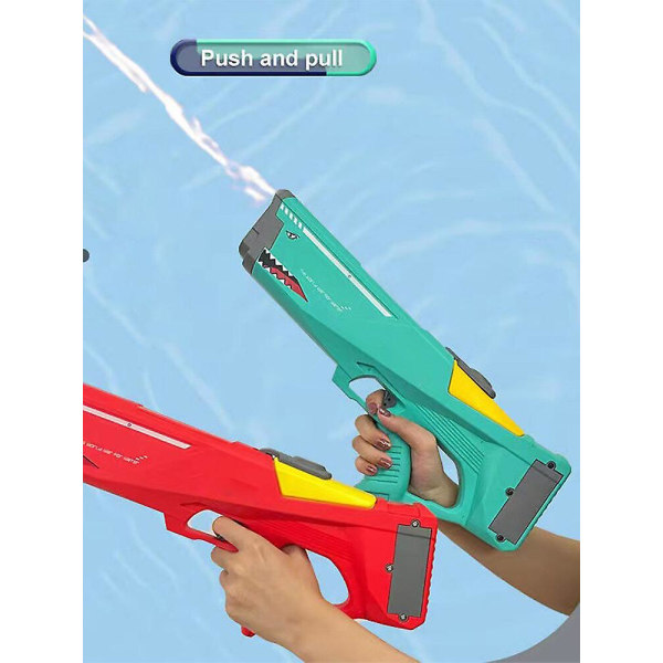 Kraftige elektriske vannpistoler for barn og voksne, 550 ml batteridrevne sprutpistoler med 50 fot rekkevidde for utendørs strand- og bassengmoro