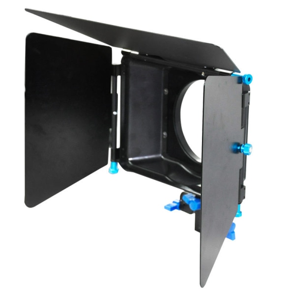Kameran varjostuslaatikko, tuki 100 mm objektiivilla DSLR-kameran musta varjostuslaatikko DSLR-kameralle
