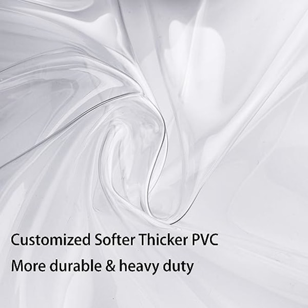 Klar rygsæk Heavy Duty PVC Transparent rygsæk Blå