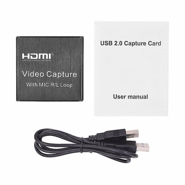 Hdmi Hd Video Capture Card USB Capture Card Live Broadcaster Obs Live Recording Box 4k Capture Card