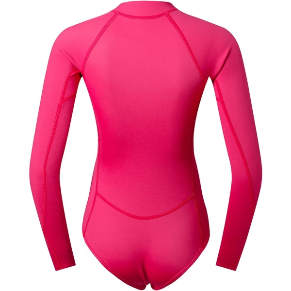 Solbeskyttende badedrakt, langermet surfe- og snorkeldress, manetdress S