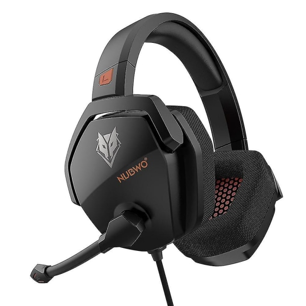 Over Ear Gaming Headset Brusreducerande hörlurar med mikrofon 3,5 mm trådad spelhörlur för Ps4 PC