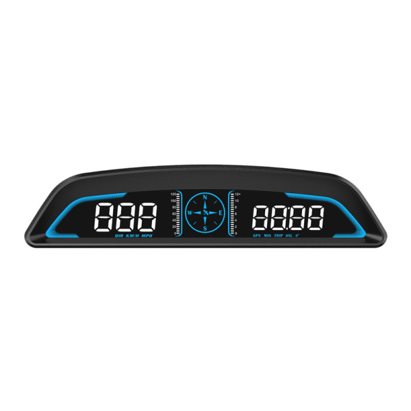 Digitaalinen GPS-nopeusmittari Universal Head Up -näyttö auton LCD-näytön HUD:lle MPH Speedillä