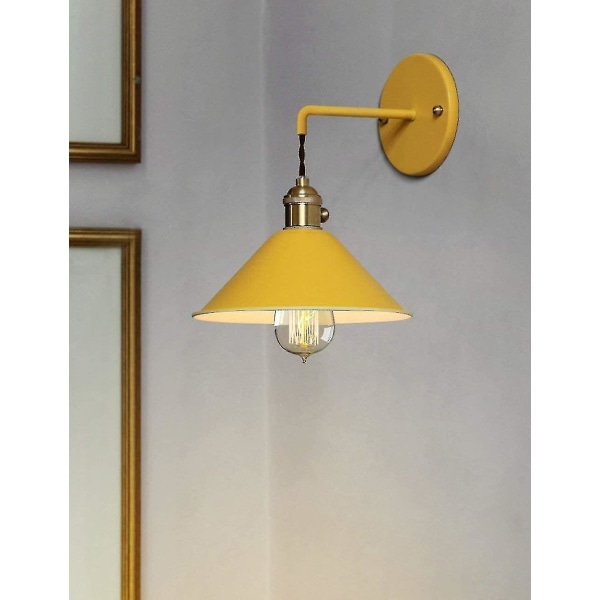 Creative Retro Væglampe Indendørs Vintage Væglampe Industriel Væglampe Jern Art Deco E27 base kompatibel med bar, soveværelse, køkken, restaurant