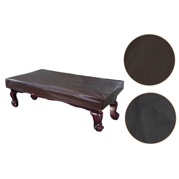 Biljardipöydän cover vedenpitävä pölytiivis suoja ulkokäyttöön pöydille ruskea 90*51*7 tuumaa