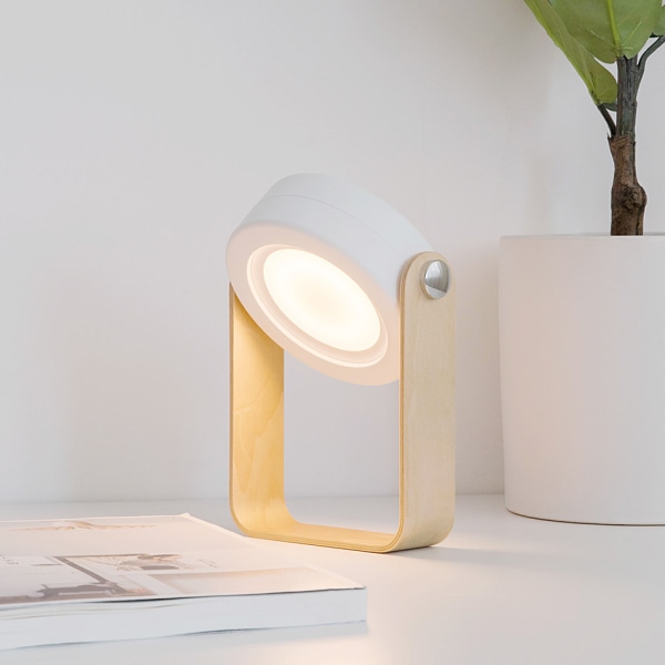 1 kpl USB yövalo teleskooppinen lyhtyvalo Creative LED-pieni pöytälamppu, taitettava kotilahjaksi kannettava tunnelmallinen lukuvalo (harmaa)