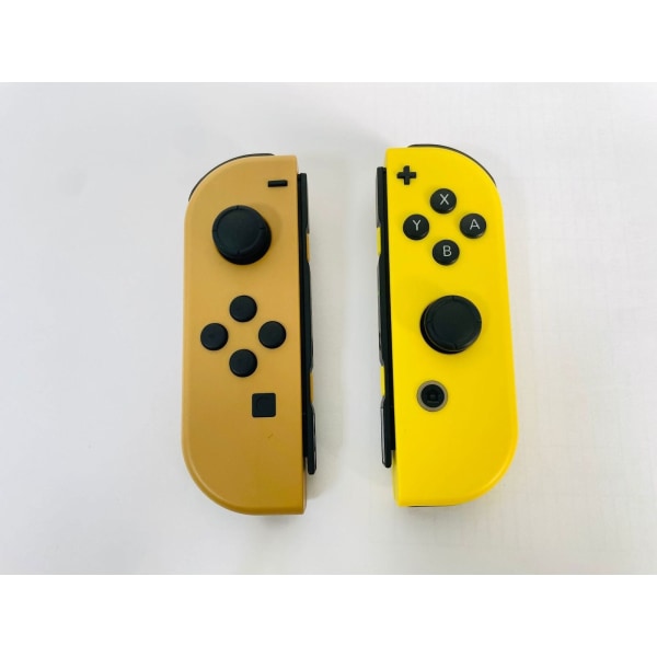 För Nintendo Switch Vänster + Höger Wireless Joy-con-Controller Gamepad Handtag Shell，Grön+Brun