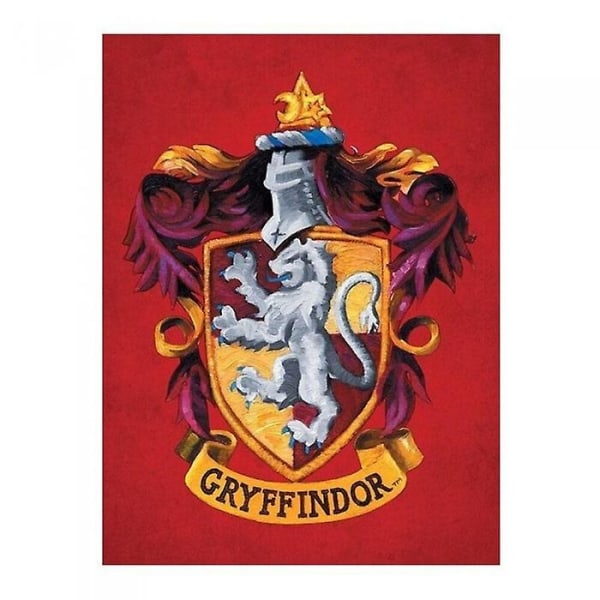Harry Potter Gryffindor lærredstryk Red 60cm x 80cm