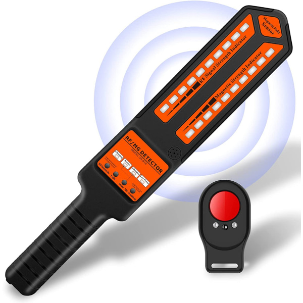 Radiofrekvensdetektor Hotellkameradetektor Håndholdt trådløs detektor Antisporing Overvåking Mobiltelefonsignal