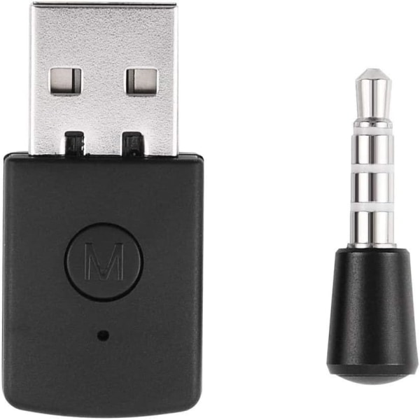 Bluetooth Dongle Adapter USB 4.0 - Mini Dongle Mottaker og sendere Trådløst adaptersett Kompatibel med PS4 /PS5 Playstation 4/5 Støtte A2DP
