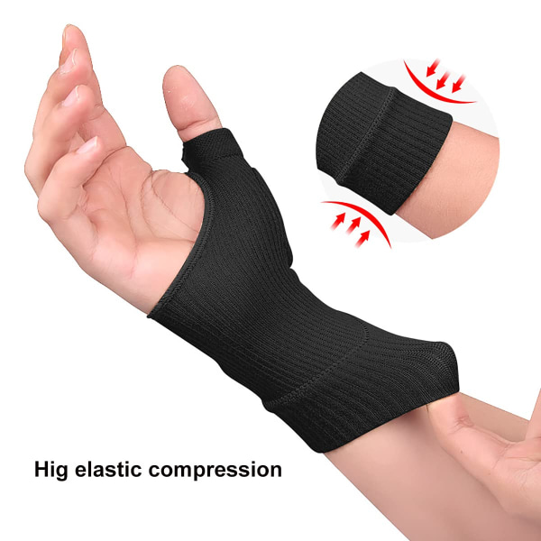 Terapeutiske kompresjonshansker for leddgikt（L） - pustende - med gel for hånd-, håndledd-, tommel- og leddsmerter