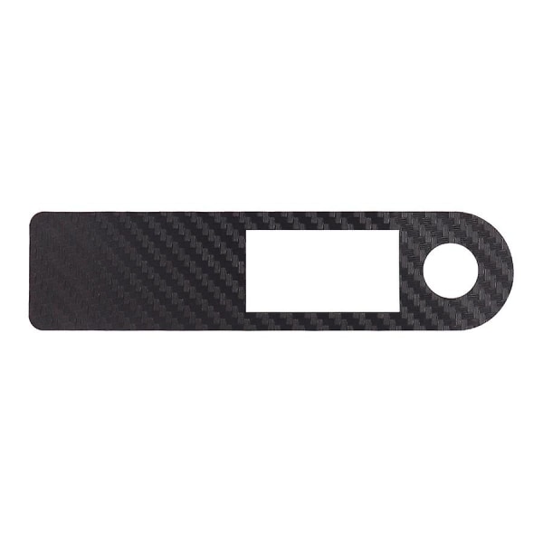 Beskyttelsesfilm Scooter Tilbehør Scooter Central Carbon Fiber Pvc Sticker Til Xiaomi M365 Pro Elektrisk Scooter Tilbehør Black