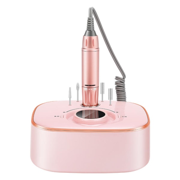 Bærbar Nail Drill Pink Profesjonell elektrisk neglefiler 35000rpm
