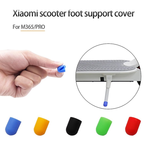 Elektrisk skoterfotstödshylsa för Xiaomi M365 Pro Kick skoter Silikonfötter Cover för Ninebot G30 Es2 Es4 Red