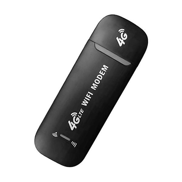 4G LTE langaton USB sovitin WiFi-reititin 150 Mbps kannettava mobiililaajakaistamodeemi Black