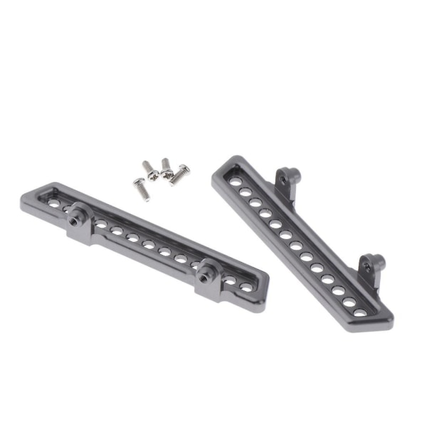 Metallpedalfot Sidetrinn Deler Accs For modellbiler Rc Rock Crawler Trx-4 Black