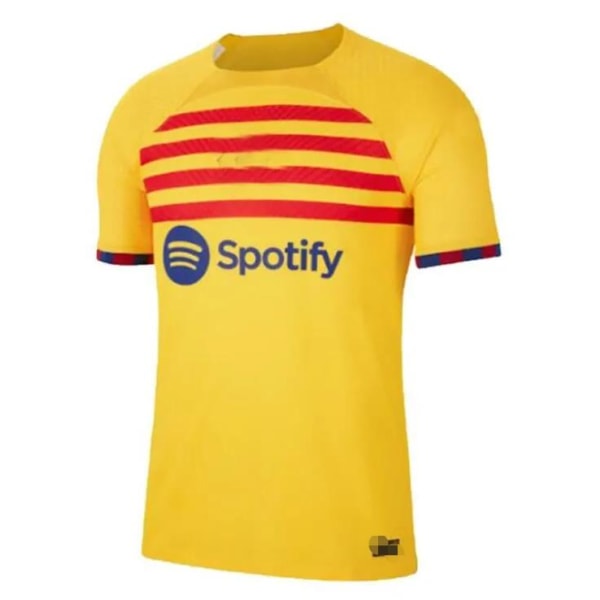 22/23 Barcelona- fotbollströjor gavi#6 Lewandowski #9 Pedri#8 Fotbollströjor Uniform Barca Kids fotbollssats Hemma Borta tröja 3rd M