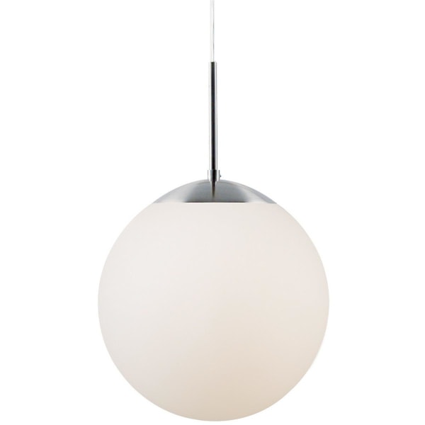 Cafe 30cm Globe Pendel Loftslampe Hvid, E27