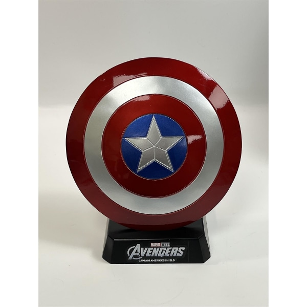 Captain America Shield Avengers 20cm Polyresin Prop på stativ 20cm